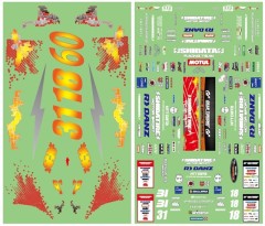 R31W439　SHIBATA DRIFT RACING TEAM 2023.ver Sticker set