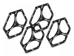 108970#2　アルミセットアップホイル【4pcs･1/10オフロード用】