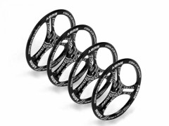 109370#2　アルミセットアップホイル【4pcs･1/10ツーリング用】
