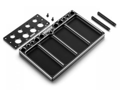 109800#2　HUDY アルミトレイ デフ&ダンパー オンロード用