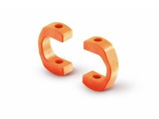 305242#2　ドライブシャフトピンナイロンキャップ【オレンジ/4pcs】