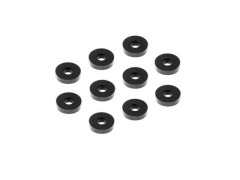 303119K#3　アルミシム【3x9x2.0mm/ブラック/10pcs】