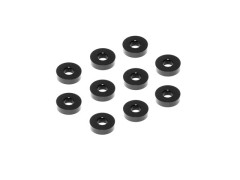 303137K#3　アルミシム【3x7.5x2.0mm/ブラック/10pcs】