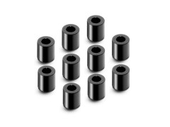 303139K#3　アルミシム【3x6x7.0mm/ブラック/10pcs】