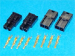 BL409#　7.2Vコネクター 黒色/金メッキ/2セット