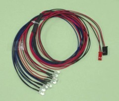 H248BR#　8灯ライトセット青×4灯/赤×4灯>