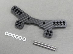 RD2.0用 カーボンフロントダンパーステー　4ミリ厚（ツヤ無しカーボン素材）