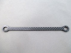 BD-10LC専用 カーボンリヤタワーバー　106ミリ幅　2ミリ厚（ツヤ有りカーボン素材）
