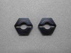 6角ハブ 2mm厚 ブラック