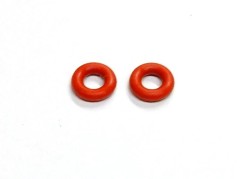 M-RGS3R　Oリング 2.5mm×1.5mm 赤シリコン#70 2ヶ入