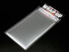 0005-15　REAL3Dグリルデカールシルバー130x75mm(パンチメッシュ太