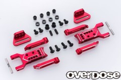 OD2856　アジャスタブルアルミリヤサスアーム Type-3 (For OD / レッド)
