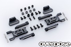 OD2857　アジャスタブルアルミリヤサスアーム Type-3 (For OD / ブラック)