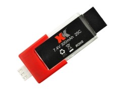 ハイテック(XK)　XKK120-010　　K120用 Li-Poバッテリー 7.4V300mAh