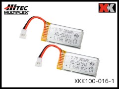 XKK100-016-1　Li-Poバッテリー 3.7V 300mAh(K100/X100/V966/V911S)