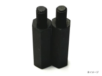 TP-5020　六角延長カラー マットブラック 20mm