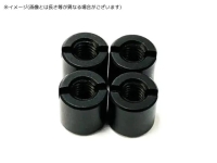 TP-5606　アルミ汎用カラー ブラック M3.0用 全長6mm