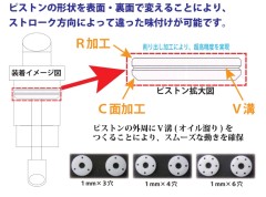 DP-2106　スマートダンパーピストンCRV 1mm経×6穴 ヨコモビックボア用