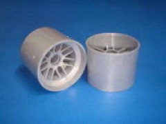 Z8001S#　F1スポンジタイヤ用ホイール【フロント/シルバー/2pcs】