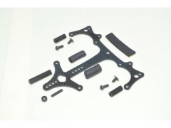 Z1053#　F103カーボンリヤアッパーデッキ ショートLIPO対応