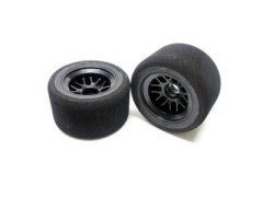 ZN9123#　超大径ホイール接着済フロントHIラバースポンジタイヤ