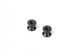 376366K#　アルミマウント【6.0mm/2pcs/ブラック】