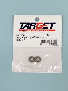 TG1108#　プレシジョンベアリング (シルバー) 5x9x3(2ヶ)