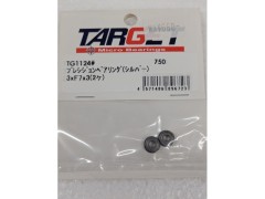 TG1124#　プレシジョンベアリング (シルバー) 3xF7x3(2ヶ)