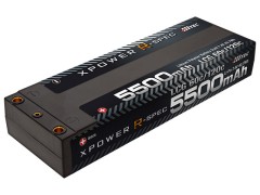 XPR5500-LCG　XPOWER R-SPEC　Li-Po 7.4V 5500mAh LCG 60C/120C