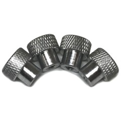 TE-SHNSL　カラフルなセッティングホイルナットM4 シルバー ４個