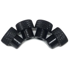 TE-M3NRD　ダンパー取外し時にビスやシムの脱落防止でつけておく身代わりナットM3 レッド ４個