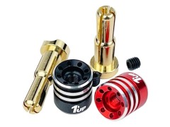 1UP-HBP45M　1up Racing Heatsink Bullet Plugs - 4/5mm Stepped