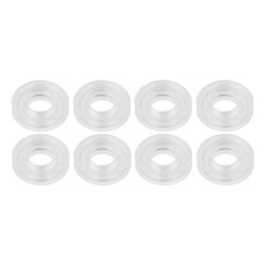 TE-XRCL8P　Φ3mmシャフトダンパー用ハイパフォーマンス Xリング クリア ８個