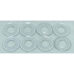 TE-BPSS1　ボディの高さを超微調整可能なスペーサー 6mmポスト用 ソフト 1mm厚 ８個