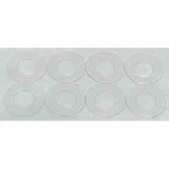 TE-BPSH5　ボディの高さを超微調整可能なスペーサー 6mmポスト用 ハード 0.5mm厚 ８個