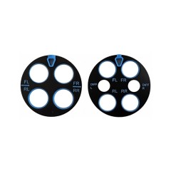 TE-SSSTLB　シュポシュポに入れて使うダンパー＆デフ用高さ可変式スタンド　ライトブルー