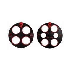 TE-SSSTRD　シュポシュポに入れて使うダンパー＆デフ用高さ可変式スタンド　レッド