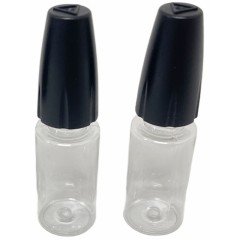 TE-TBB2P　針付きで挿しやすい カリメロキャップボトル（10ml） ブラック ２個入り