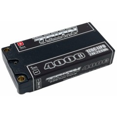 TGB-4000LV5M　TRION Li-Po Battery 4000mAh/7.4V/120C/5mm Reversible