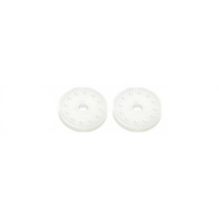 TE-BP2502YK　ヨコモ13mmダンパー＋とりおんショックシャフト用ブランクピストン 2.5mm厚 ２個入り