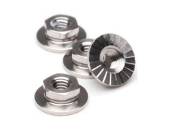 1UP-710801　1up Racing Pro Duty Titanium Lockdown M4 Wheel Nuts