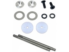 TE-PPFCYK25SR　プログレッシブピストンフルコンボセット ヨコモ13mmダンパー用 2.5mm厚 リヤ1mmショート