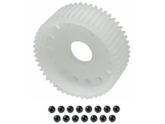 TE-BG15PSETC　15個もボールが入るバギー用ボールデフギヤ 52T と超高精度セラミックボールのセット