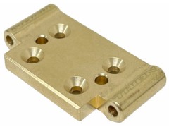 TE-BFSYK275　スキッドが+-2.5度変わる！丈夫で重い真鍮フロントサスマウント（ヨコモ2WDバギー用）