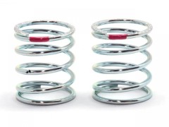 SMJ1007　シルバーラインスプリング TS2.5-2.8（ショート/レッド/2pcs）
