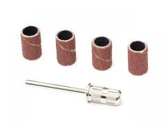 SMJ1316　6.3mmサンディングバンドセット（マンドレルx1， サンディングバンドx4）
