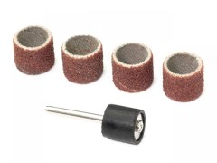 SMJ1317　12.7mmサンディングバンドセット（マンドレルx1， サンディングバンドx4）