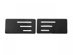 SMJ1323　1/10TC用スリット入ウイング翼端板（ブラック/0.5mm/2枚入り）