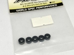 PG-SA-011　M3 SCREW Alu SPACER φ2.95xφ6.0x3.0t 5pic
