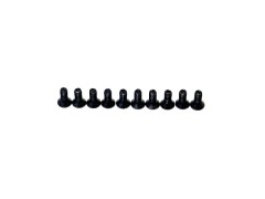NC-F2-052　SPS SCREW M2 / Flat head 2mm x 5mm 10pic  (steel)